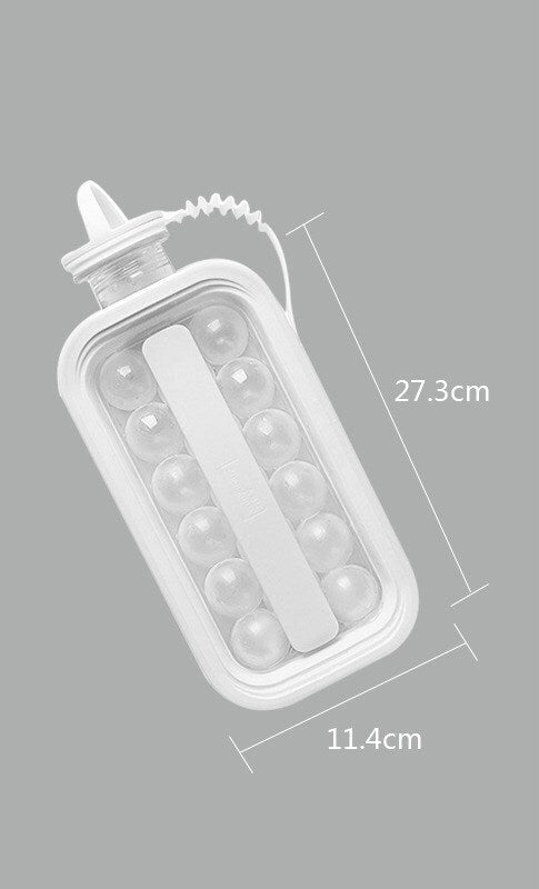 Vacane Ice Kettle Ice Ball Maker 2-In-1 Cold Water Bottle Household Ice Cube Ice Making Magic Tool Ice Mold